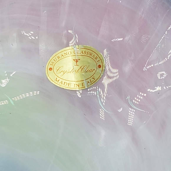 *LARGE*Murano Fazzoletto Basket Vase - Picture 5 of 8